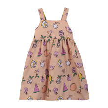 (3 Years, Multi-Color) Beebay Fruit Print Tieknot A Line dress Multicolouror