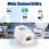 RJ45 Cat5e Ethernet  Jack(No Punch-Down, Tool-Less) RJ45 Module Coupler Ethernet Module Female Jack Wall Adapter 10