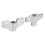 6X Drum Set Fixed Wing Nuts T Type Stand Nut Cymbal Washer Replacement Percussion Instrument Parts 10