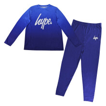 (11-12 Years, Ombre Blau) Hype - Hype - Jungen Ombre Schlafanzug Langarm Blau Nachtwäsche