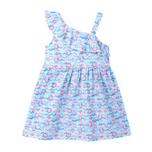 (6 Years, Multi-Color) Beebay One Shoulder Ruffle Dress Multi colour