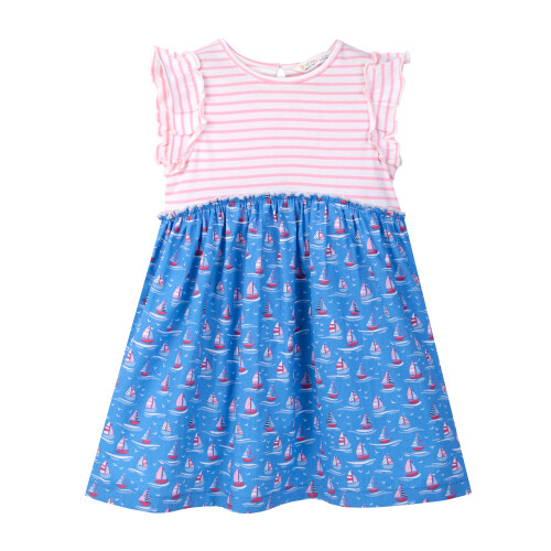(3 Years, Multi-Color) Robe Beebay MixMedia à imprimé nautique multicolore