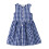 (6-12 Months, Blue) Beebay Y/d check button through dress Blue 1