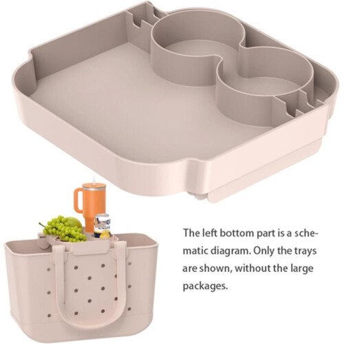 1pc Beach Bag Tray Accessories Storage Platform, Suitable for Modern Large Beach Bags,Practical and Portable 1