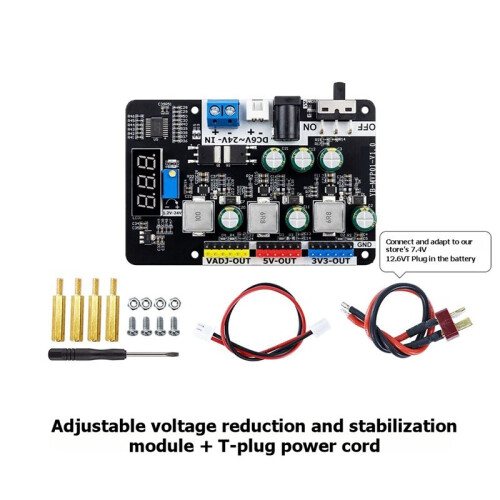 Adjustable Voltage Regulator Module 6-24V to 3.3V 5V - Buck Converter Board for Electronics Competition DIY Projects 2