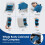 Cold/Hot Compress Polymer Reusable Cold Ice Pack for Knee Compression Soft Injury Support Post-Operative Care Cooler 4