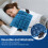 Cold/Hot Compress Polymer Reusable Cold Ice Pack for Knee Compression Soft Injury Support Post-Operative Care Cooler 3