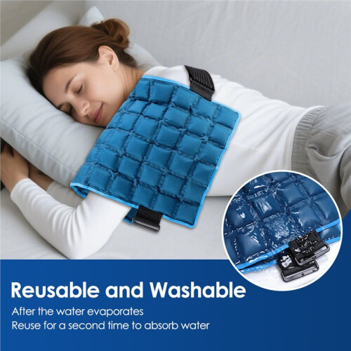 Cold/Hot Compress Polymer Reusable Cold Ice Pack for Knee Compression Soft Injury Support Post-Operative Care Cooler 2