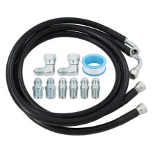6AN Transmission Cooler Hose Fitting Kit for Chevy Replace 700R4/ TH350/ TH400/ NP-700RTL