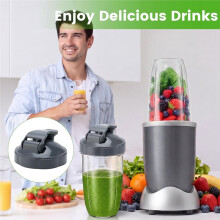 Reservdelar Till Lock med Fällbart Lock för Nutribullet-Mixerkoppar, för 600 W och 900 W för Nutribullet-Koppar (18/24/32 Oz).