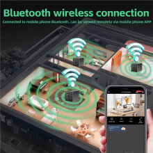 W09 HD-Beveiligingscamera met Infrarood Nachtzicht en Wifi, Slimme High-Definition Camera