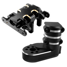 Brass Skid Plate & Transmission Housing for 1/30 SCX30 RC Rock Crawler