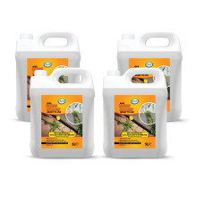 JOVS Weed Killer 4x 5L Ready to Use – Fast Acting Weed Killer Spray for Patios, Paths, Driveways & Gardens – Contains Acetic Acid – Kills Moss &
