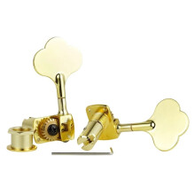 Four-String Open-Back Electric Bass Tuning Pegs, Chrome Tuning Pegs, String Tuner