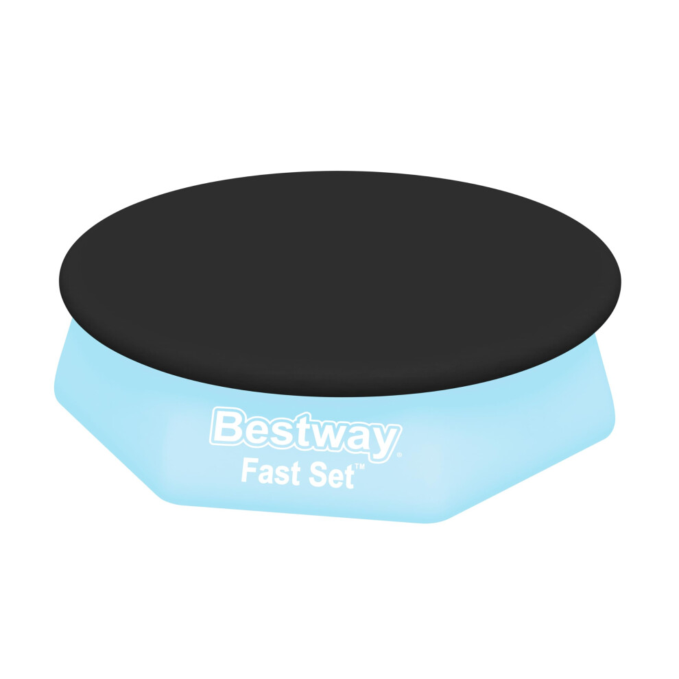 Bestway | Fast Set Round Pool Cover For Inflatable Ring Above Ground Pools, 2.40