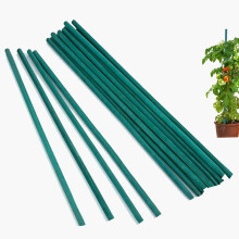 90cm Garden Stakes, 30 pack Bamboo Sticks Plant Support Sticks Green Garden Stic