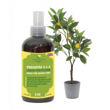 Proffesional Lemon Tree Spray Fertilizer Mist for Home Gardening | 3-1-2 Gentle Blend Mist for Healthy Leaves & Growth | Essential Nutrients for Lemo