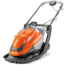 Flymo EasiGlide Plus 360V Hover Collect Lawn Mower - 1800W Motor, 36cm Cutting Width, 26 Litre Grass Box, Folds Flat, 10m Cable Length, Orange and Gr
