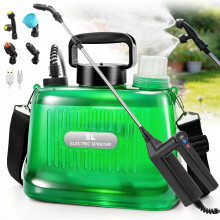 SideKing Electric Garden Sprayer 8L, Battery Powered Pressure Sprayer with Upgra