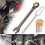 3pcs Combination Wrench Set with Ratchet Function Multi Functional Design Tool Kit Suitable for Home and Auto Repair 3