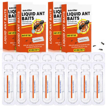 Ant Killer Bait Stations - Ant Traps Indoor Pet Safe, Liquid Bait to Eliminate Ants - Bait System - (16 x 10 ml) Stations for Effective Indoor Ant Co