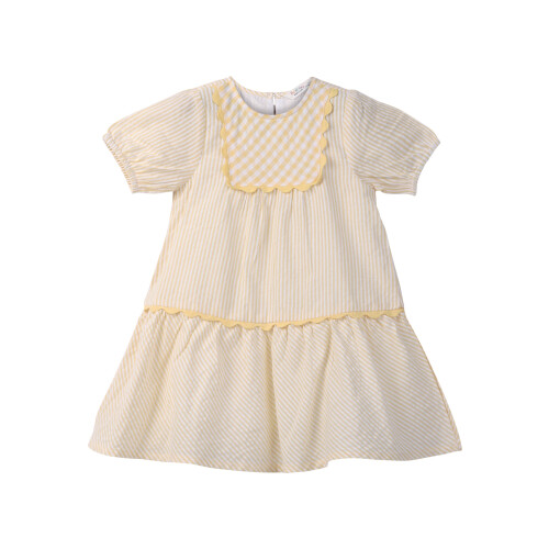 (6-12 Months, Yellow) Beebay Y/d Kleid mit Spitzendetails gelb