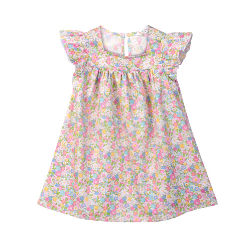 (5 Years, Multi-Color) Robe à volants imprimée de fleurs Beebay multicolore