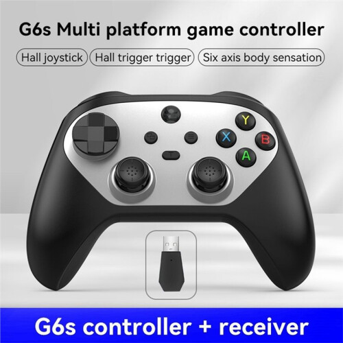 Wireless Game Controller for /PC/IOS/Android Hall Effect Dual Vibrations Gamepad with Programmable Back TURBO B 2