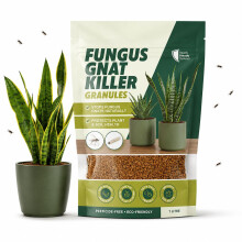 Fungus Gnat Control Granules for Indoor Plants | Natural Diatomaceous Earth Soil Topper | Breaks Gnat Life Cycle & Prevents Larvae | Pesticide-Free,