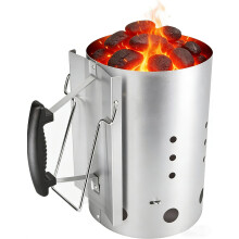 GFTIME Rapidfire Chimney Starter for Weber 7416, BBQ Chimney Starter for Camping Grilling, Charcoal Briquettes Lighter, BBQ Accessories for Weber, 30