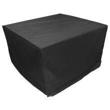 Woodside Heavy Duty Waterproof Rattan Cube Outdoor Furniture Cover, Black, Heavy Duty 600D Material, 5 YEAR GUARANTEE