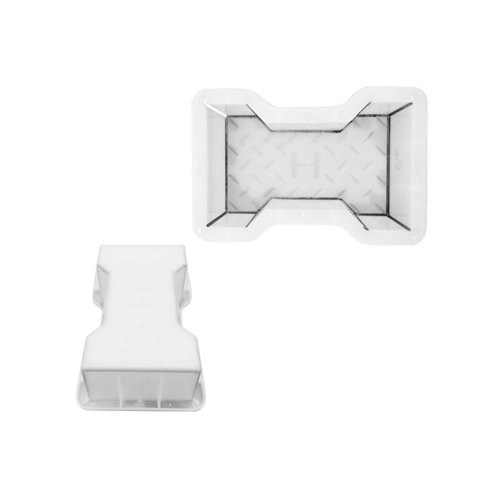 Paving Brick Mould H Shape Reusable Concrete Path Maker Mold Diy Plastic Walkway Brick Mold 6031281839922