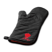 Weber Grill Glove - Long, Black Glove with red embroidered Kettle Grill motif, p