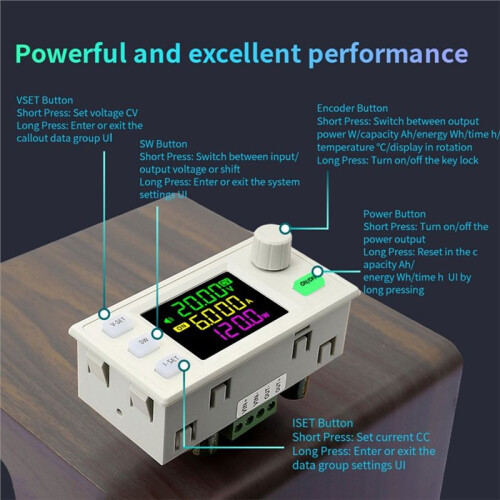 SK180X Step /Down Converter Adjustable Regulated Power Supply Constant Voltage Constant Current Solar Charging Module