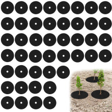 DXPETA 45 pcs Slug Collars for Plants, Cabbage Collars and Brassica Collars, Plant Protection Mats for Gardening, Strawberry Collars and Tree Rings,