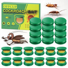 OFFCUP 36PCS Cockroach Killer, Powerful Roach Bait for Indoor Use, Pet-Friendly Cockroaches Bait Gel, Cockroach Gel Bait for Medium Against Cockroach