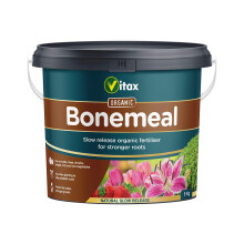 Vitax Bonemeal, Organic Fertiliser, Slow Release, Encourages Healthy Root Development, For All Plants, Vegetables And Fruit Trees- 5Kg Tub
