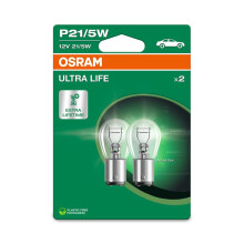 OSRAM ULTRA LIFE, P21/5W, Double Blister, (2 lamps)