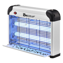 Electric Fly Zapper Indoor - UV Mosquito Killer Lamp with High-Voltage Grid, Compact Insect Trap for Kitchen, Bedroom & Office - Chemical-Free(UK Plu