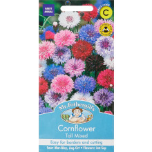 Mr Fothergill?s Seeds Ltd 11051 Mr Fothergill's Cornflower Tall Mixed, 500 Count