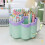 Panda Sticker Four-Leaf Multifunctional Rotating Pen Holder - Multifunctional Large Capacity Desk Organizer for Students 3