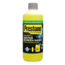 Prestone Eco Refill -10C Winter Screenwash Concentrate, Super Concentrated Screen Wash for Cars Makes 5 Litres of Windscreen Washer Fluid, 500ml