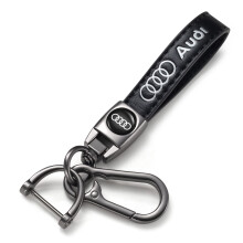 Pipiruew Car Keychain Car Keyring Fit Audi A1 A3 RS3 A4 A5 A6 A7 RS7 A8 Q3 Q5 Q7 R8 S Series, Car Key Chain Key Ring Family Present for Women Men,Car
