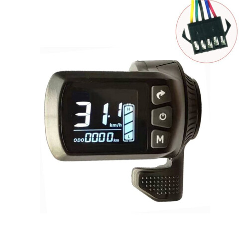 E-Bike LCD-Display-Panel Daumengas Elektroroller GZ3 für Ebike-Controller 24V 36V 48V