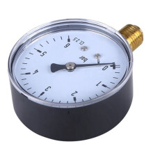 0-6 Bar 1/4 NPT Luchtcompressor Hydraulische Drukmeter, Zeer Sterke Manometer met 2,3 Inch Wijzerplaat
