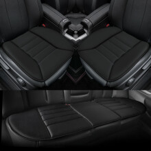 kingphenix 3-Piece Car Seat Cushion Set, 1.2inch Memory Foam Comfort, 2 Front Automotive Seat Cushions + Rear Bench Cushion, Non-Slip Bottom, Fits Se