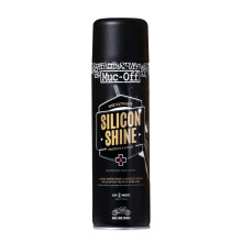Muc-Off Motorcycle Silicon Shine - All-In-One Silicone Spray for Polishing, Friction Reduction & Protection - Sparkling Shine for Metal, Plastic & Ru