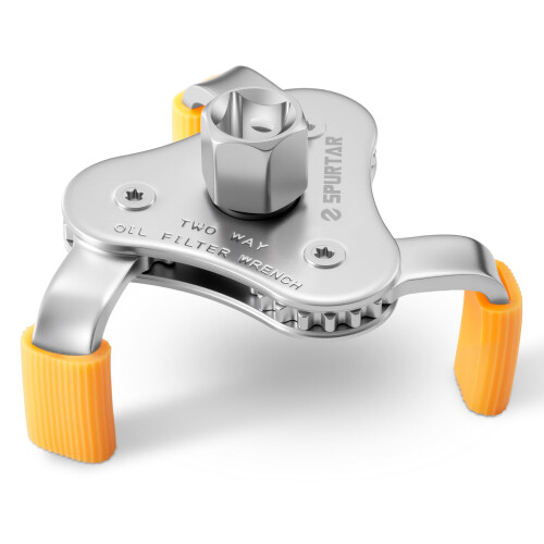 Spurtar Oil Filter Wrench Oil Filter Removal Tool Adjustable 68mm-104mm