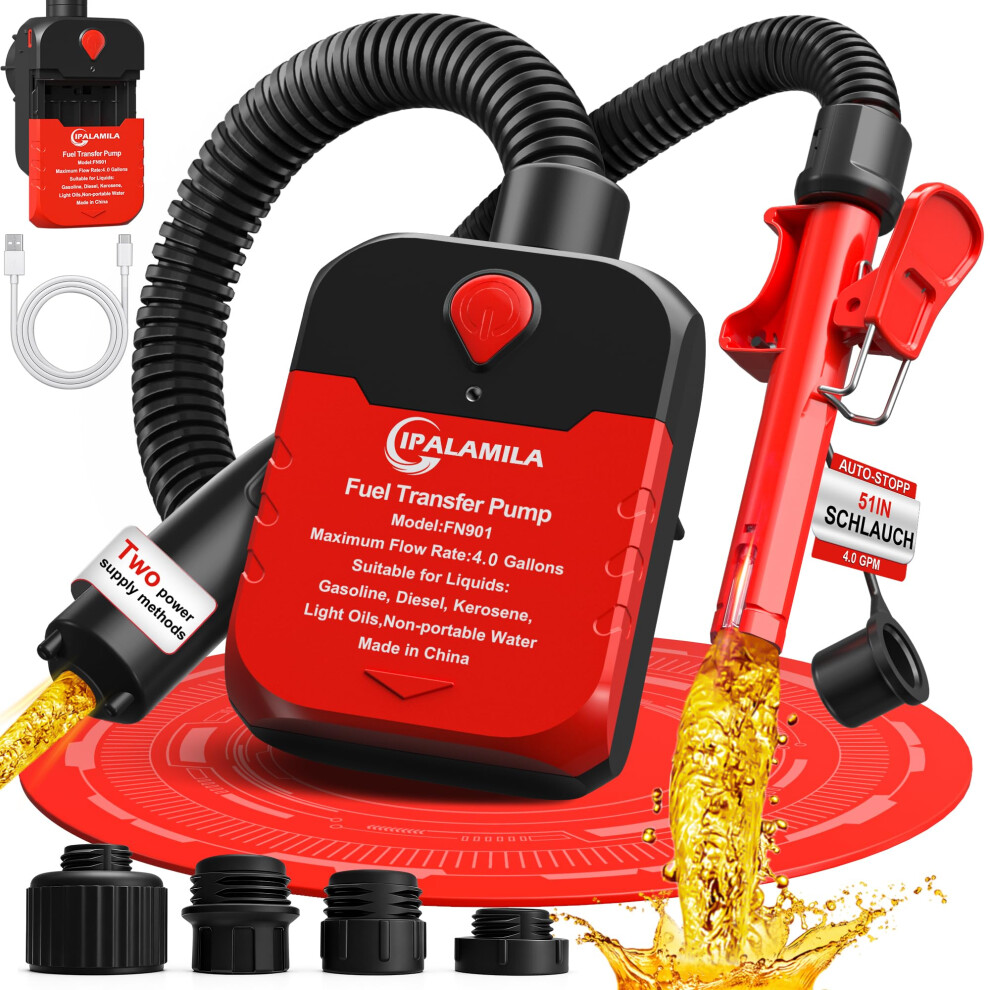 Automatic Fuel Transfer Pump With Auto-Stop,4.0 Gpm Per 5008247894821