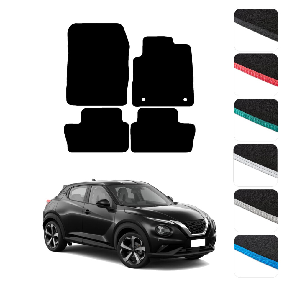 Gcm - Car Floor Mats For Nissan Juke 2019 To Present Full Coverage Floor Protection - Anti Slip & Fit Car Mat With Clips Easy To Clean Car Carpet For 5000666434817